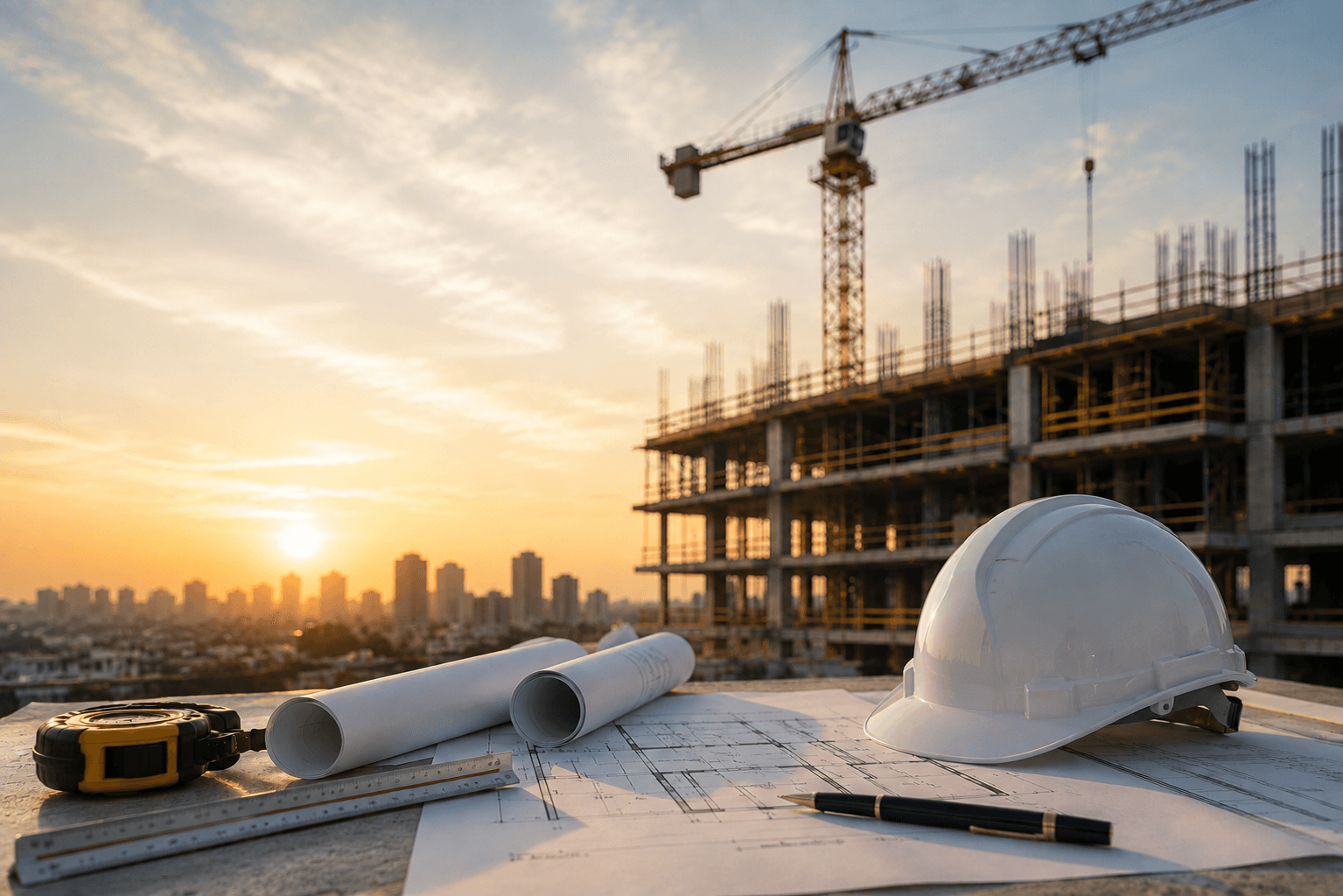 An Alpha Builders construction site